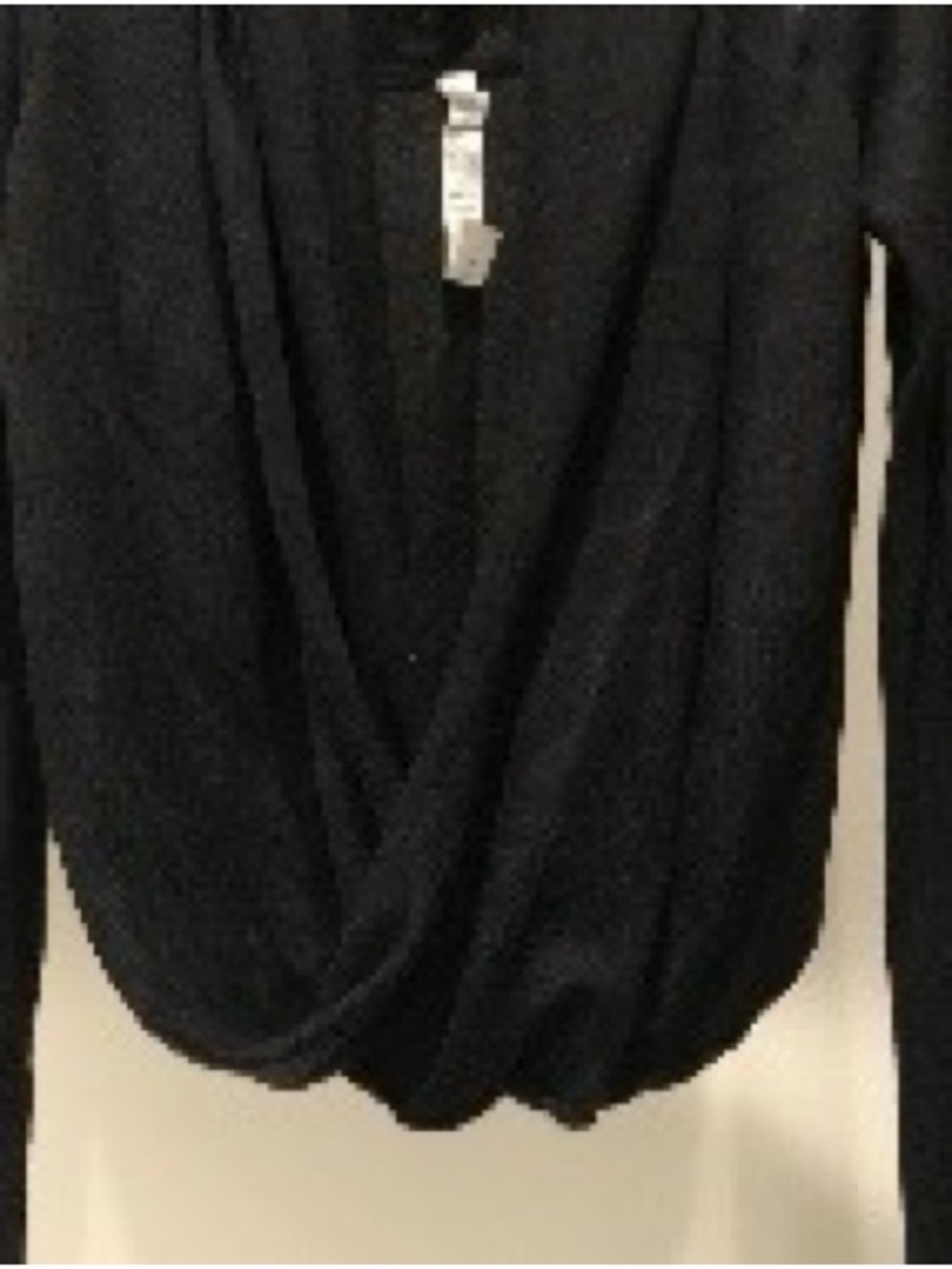Lululemon Wrap-Front V-Neck Long Sleeve Sweater - Black